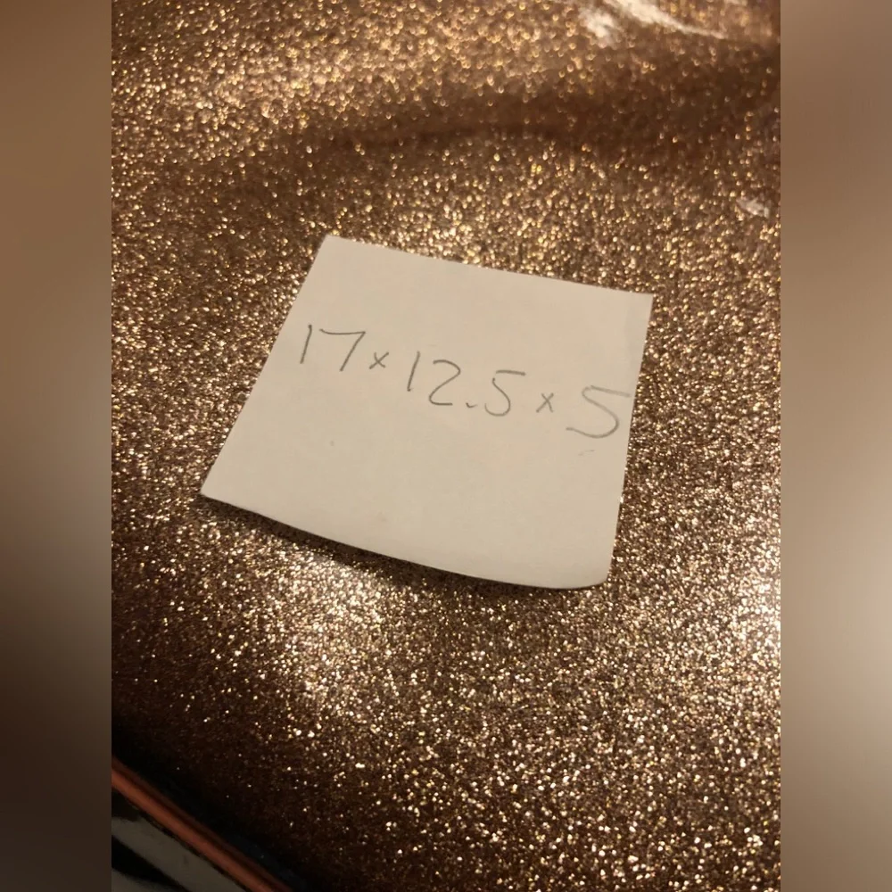 Kate Spade NWOT Glittering Rose Gold Tote - Picture 7 of 14